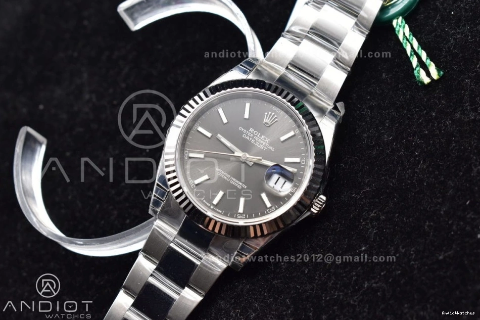 Oyster Dial 624 on VS Edition Grey VSF Bracelet QuickDry 41 SS DateJust 1:1 Best 126334 904L 0104